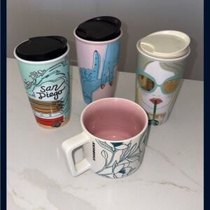Starbucks Ceramic Travel Mugs